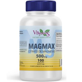 MAGMAX Citrato de Magnesio - 500 mg vbyotics